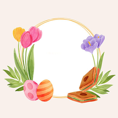 وکتور آینه سفره عید