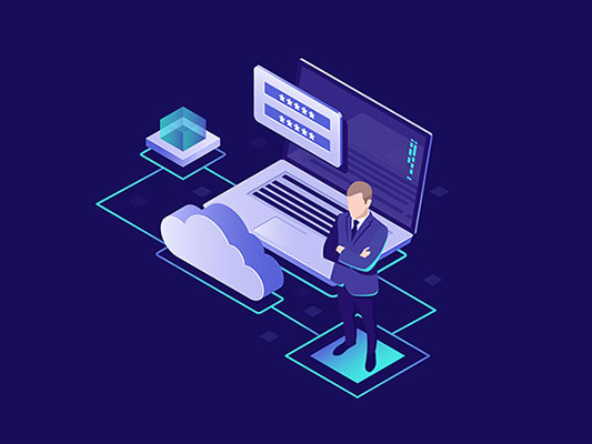 وکتور کاراکتر مدیریت سایت