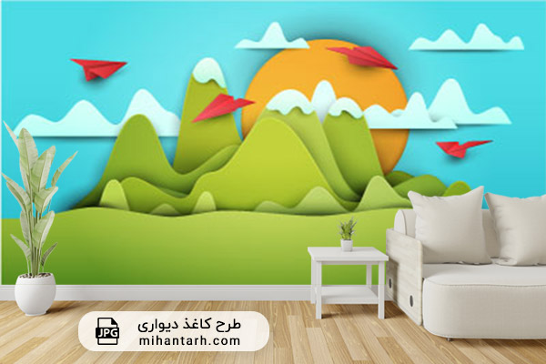 پوستر کاغذ دیواری کودکانه