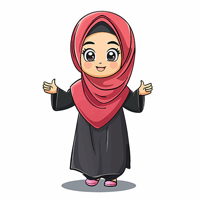 وکتور بانوی با حجاب