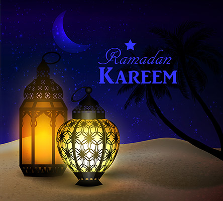 وکتور ماه رمضان
