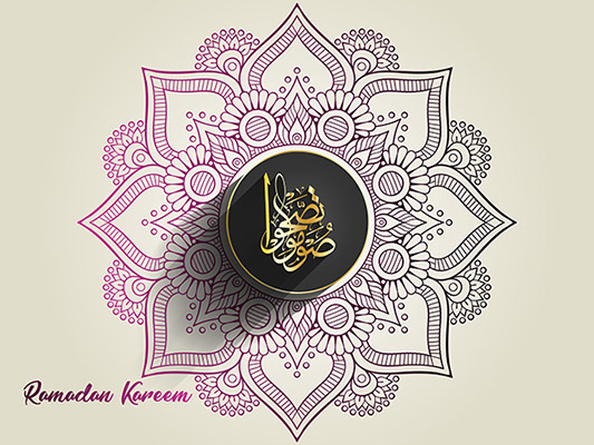 وکتور ماه رمضان