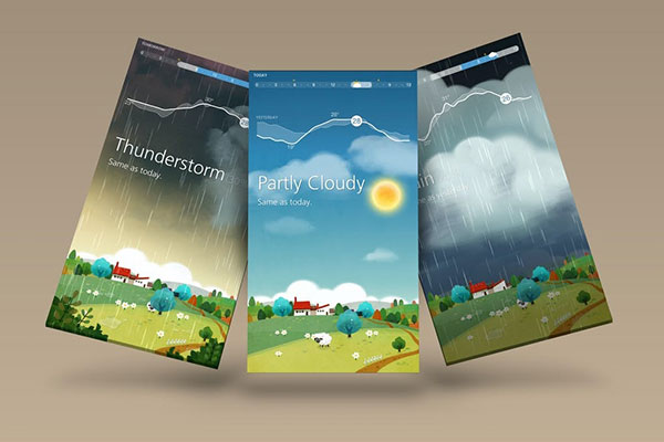 موکاپ اسکرین موبایل