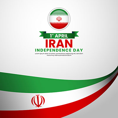 طرح وکتور باکیفیت از پرچم ایران