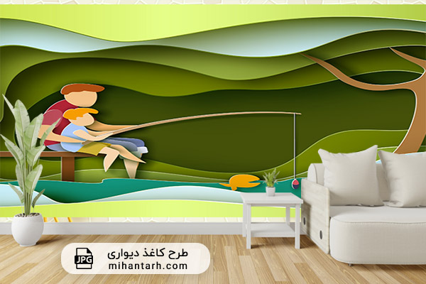 پوستر کاغذ دیواری کودکانه
