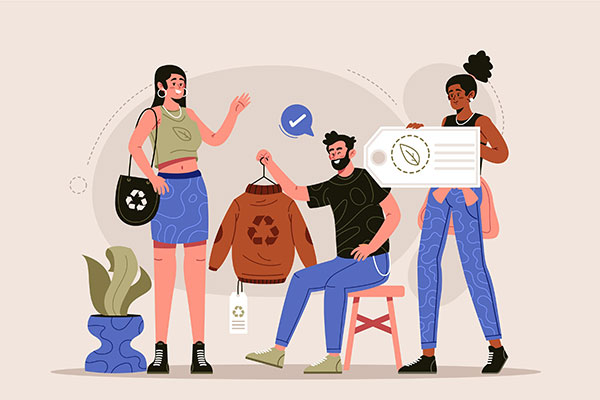 وکتور لباس فروشی