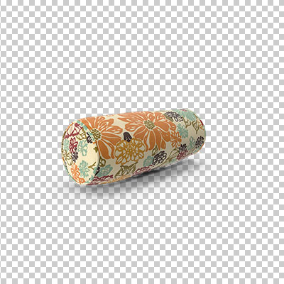عکس برش خورده سه بعدی متکا طرح گل