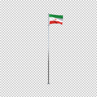 عکس برش خورده سه بعدی پرچم