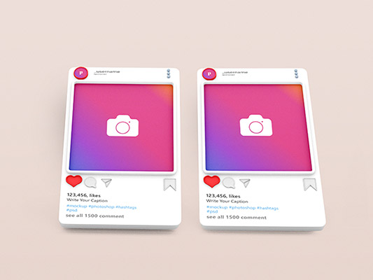 موکاپ اینستاگرام