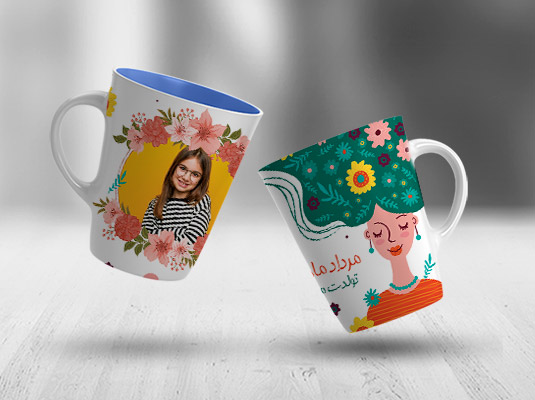 طرح لایه باز سابلیمیشن ماگ تبلیغاتی متولدین مرداد