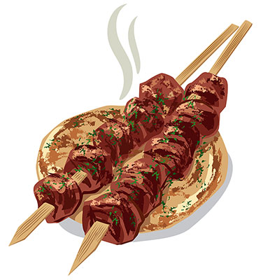 وکتور کباب گوشت
