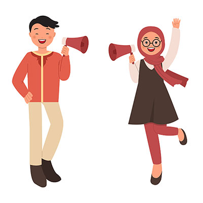 وکتور دختر و پسر ایرانی