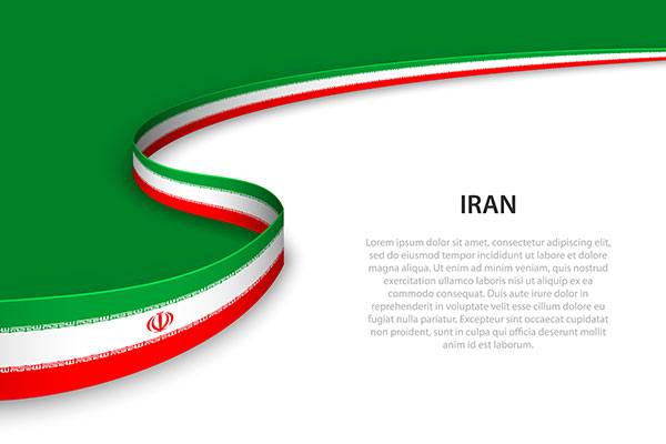 طرح وکتور باکیفیت از پرچم ایران
