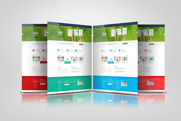 موکاپ وب سایت