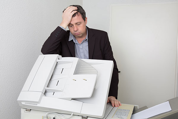 عکس خرابی دستگاه کپی