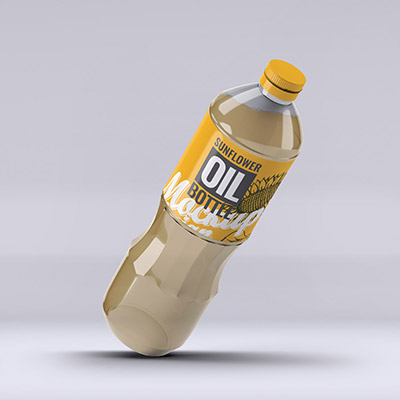 موکاپ بطری روغن
