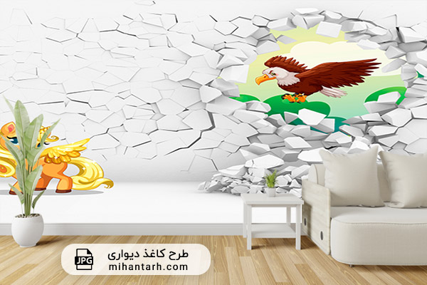 پوستر کاغذ دیواری کودکانه