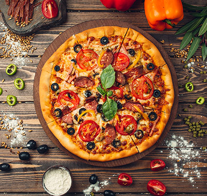 عکس تبلیغاتی پیتزا