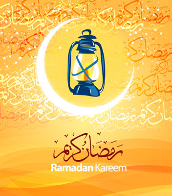 وکتور ماه رمضان