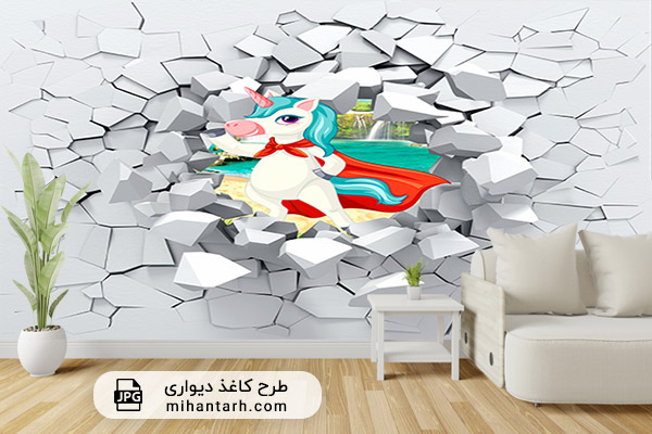 پوستر کاغذ دیواری کودکانه