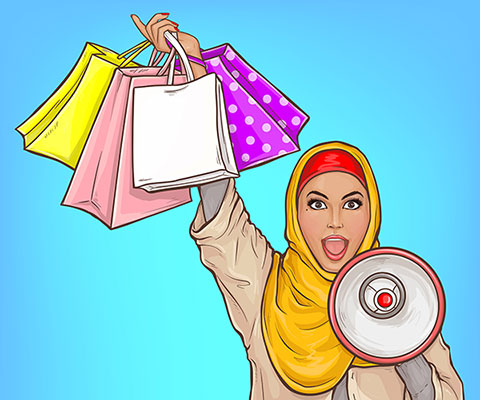 وکتور حراج پوشاک زنانه