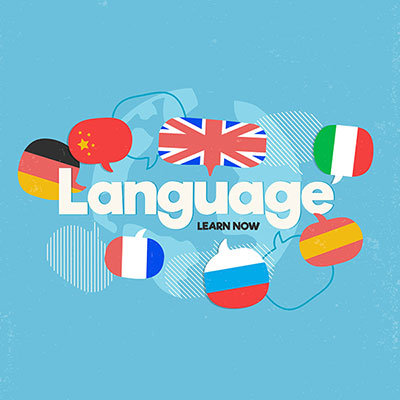وکتور آموزش زبان خارجی