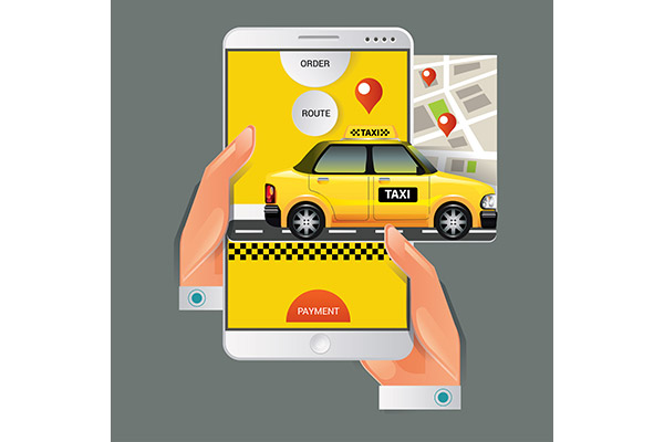 وکتور تاکسی اینترنتی