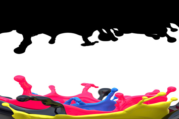 عکس نماد رنگ چاپ و تبلیغات CMYK