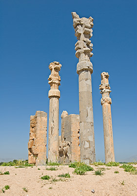 عکس ستون تخت جمشید