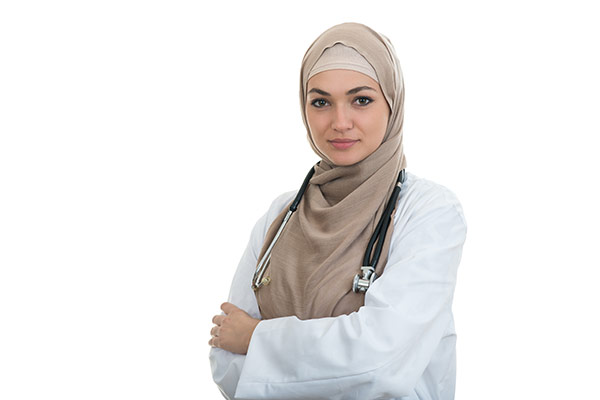 عکس تبلیغاتی پزشک خانم