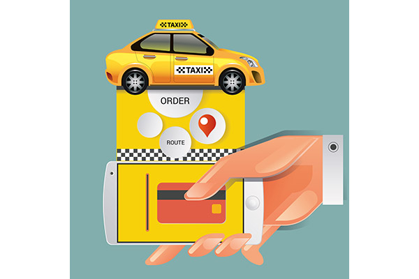وکتور تاکسی اینترنتی