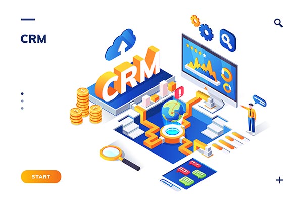 وکتور اسلایدر وب و مدیریت ارتباط با مشتری