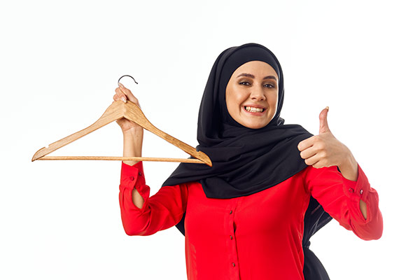 عکس تبلیغاتی خانم با حجاب