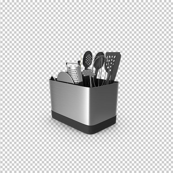 تصویر دوربری سه بعدی سرویس قاشق