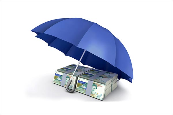 عکس چتر و اسکناس 1000 تومانی