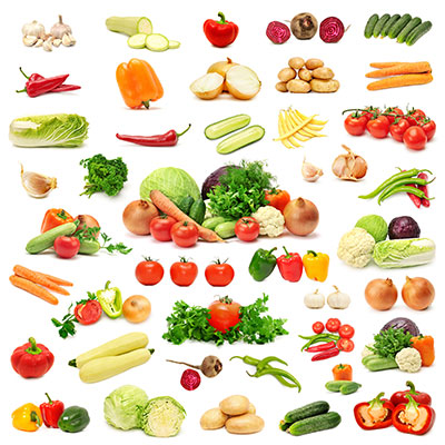 عکس تبلیغاتی سبزیجات سالاد و ترشی