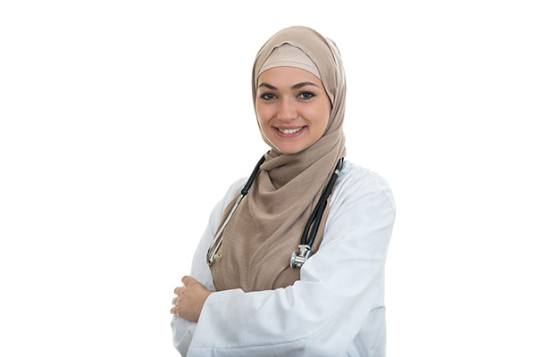 عکس تبلیغاتی پزشک خانم