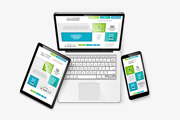 وکتور کامپیوتر و لپ تاپ و موبایل
