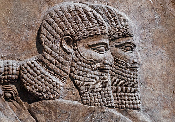 عکس سنگ نگاره هخامنشی