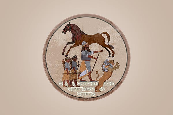 وکتور سربازان هخامنشی