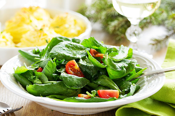عکس تبلیغاتی بشقاب سبزیجات