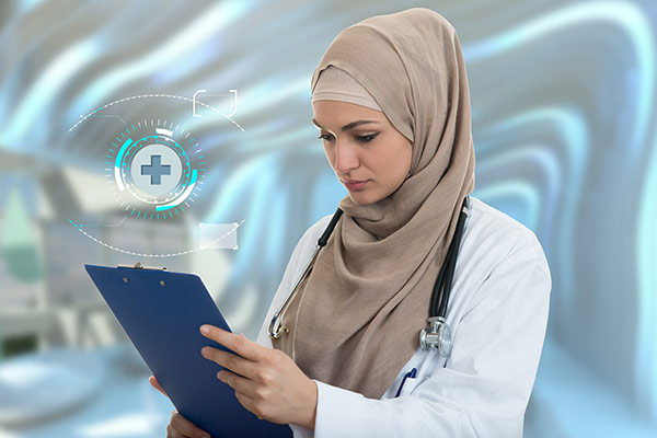 عکس تبلیغاتی دکتر خانم
