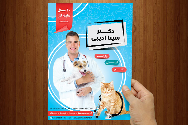 طرح لایه باز تراکت دامپزشک