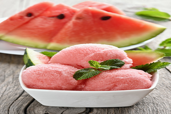 عکس هندوانه و بستنی