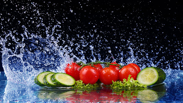 عکس خیار و گوجه فرنگی