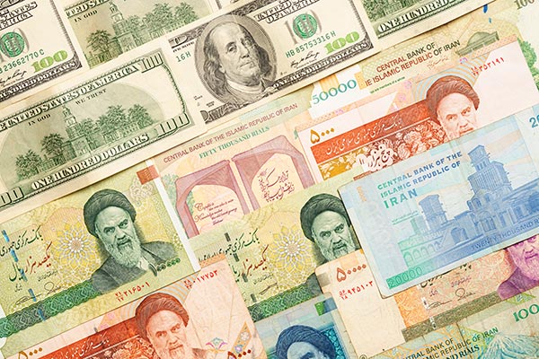 عکس اسکناس ایران و دلار