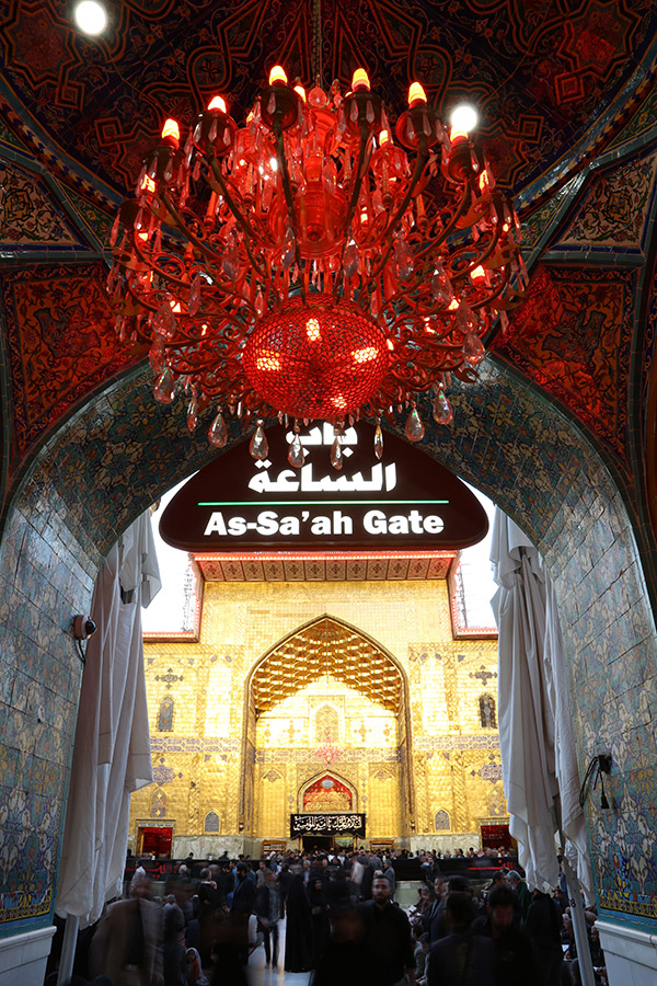 عکس درب ورودی حرم مطهر امام علی (ع)