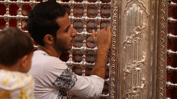عکس از ضریح امامین عسکریین(ع)