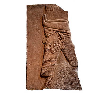 عکس سنگ نگاره پادشاه هخامنشی