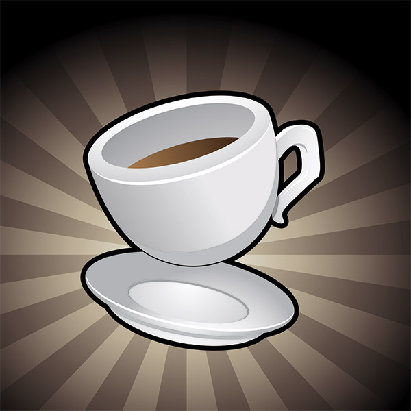 وکتور فنجان قهوه
